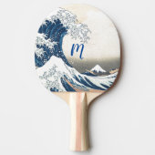 De Grote Golf - Japanse kunst Tafeltennisbatje (Voorkant)