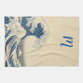 De Grote Golf - Japanse kunst Theedoek (Horizontaal)