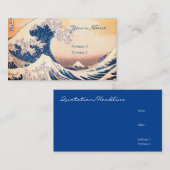 De Grote Golf - Japanse kunst Visitekaartje (Voorkant / Achterkant)
