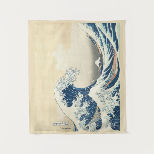 De Grote Golf -  Japanse kunst Wandkleed (Voorkant)