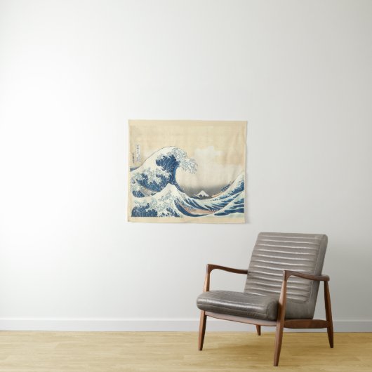 De Grote Golf - Japanse kunst Wandkleed (In Situ (horizontaal))