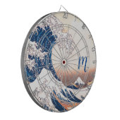 De Grote Golf - Japanse kunstkleerkaart Dartbord (Voorkant Links)