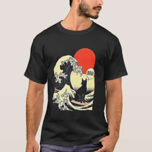 De Grote Golf Kanagawa Grappige Japanse Surfende K T-shirt