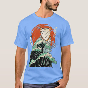 De grote golf Kanagawa T-shirt