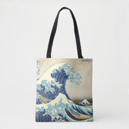 De Grote Golf – Katsushika Hokusai – Aangepaste te Tote Bag