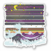 De grote golf sticker (Voorkant)