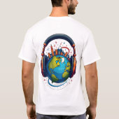 De grote golf thee cup t-shirt (Achterkant)