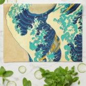 De grote golf theedoek (Gevouwen)