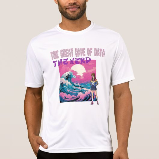 De Grote Golf Van Data T-shirt (Voorkant)