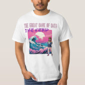 De Grote Golf Van Data T-shirt (Voorkant)