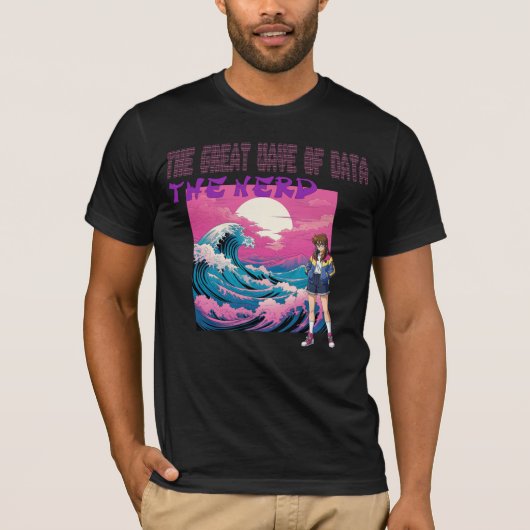 De Grote Golf Van Data T-shirt (Voorkant)