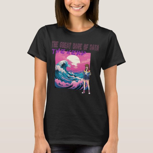De Grote Golf Van Data T-shirt (Voorkant)