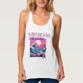 De Grote Golf Van Data Tanktop (Voorkant)