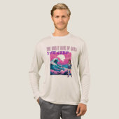 De Grote Golf Van Data Tri-Blend Shirt (Voorkant)