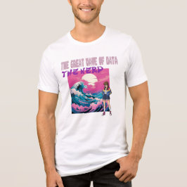 De Grote Golf Van Data Tri-Blend Shirt