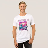 De Grote Golf Van Data Tri-Blend Shirt (Voorkant volledig)
