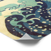 De Grote Golf van de kust van het Poster Kanagawa (Hoek)