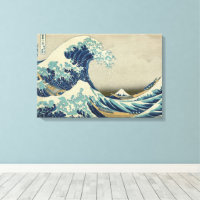 De Grote Golf van Hokusai, de  Kunst van het Hout 