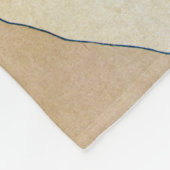 De Grote Golf van Hokusai Fleece Deken (Hoek)