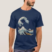 De Grote Golf van Hokusai Graphic T-Shirt (Voorkant)