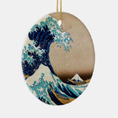 De Grote Golf van Hokusai,  Japans Keramisch Ornament (Rechts)