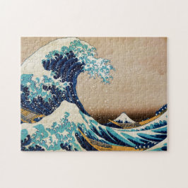 De Grote Golf van Hokusai, Japans Legpuzzel
