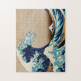 De Grote Golf van Hokusai, Japans Legpuzzel