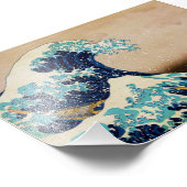 De Grote Golf van Hokusai Japanse Foto Prints Afdruk (Hoek)