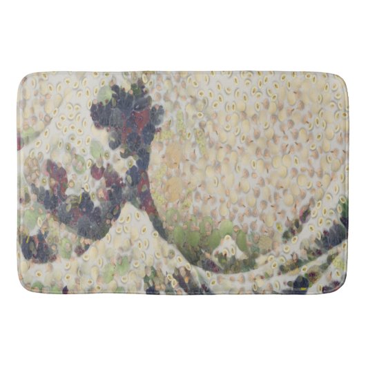 De grote golf van Honeydew Melon Fine Art Spoof Badmat (Voorkant)