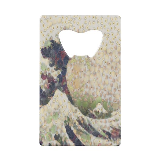 De grote golf van Honeydew Melon Fine Art Spoof Creditkaart Flessenopener (Voorkant)