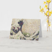 De grote golf van Honeydew Melon Fine Art Spoof Kaart (Gele Bloem)