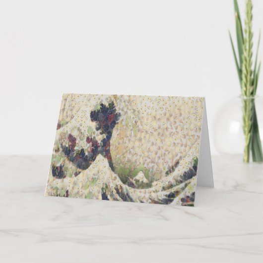 De grote golf van Honeydew Melon Fine Art Spoof Kaart (Voorkant)