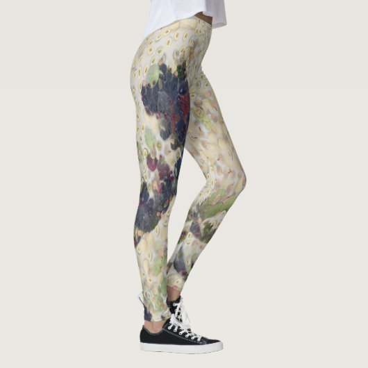 De grote golf van Honeydew Melon Fine Art Spoof Leggings (Rechts)
