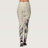 De grote golf van Honeydew Melon Fine Art Spoof Leggings (Achterkant)