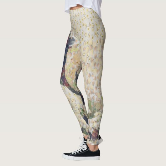 De grote golf van Honeydew Melon Fine Art Spoof Leggings (Links)