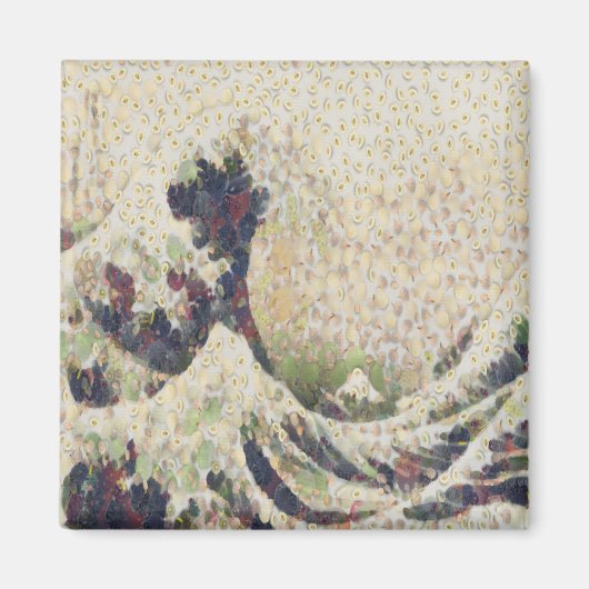 De grote golf van Honeydew Melon Fine Art Spoof Magneet (Voorkant)
