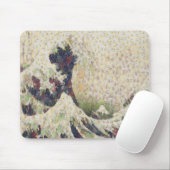 De grote golf van Honeydew Melon Fine Art Spoof Muismat (Met muis)