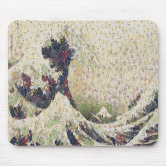 De grote golf van Honeydew Melon Fine Art Spoof Muismat (Voorkant)