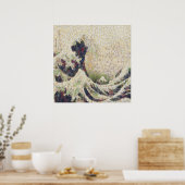 De grote golf van Honeydew Melon Fine Art Spoof Poster (Keuken)