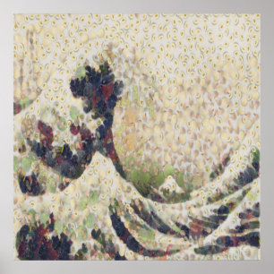 De grote golf van Honeydew Melon Fine Art Spoof Poster