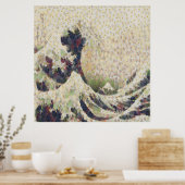 De grote golf van Honeydew Melon Fine Art Spoof Poster (Keuken)