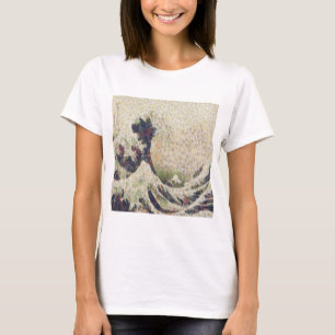 De grote golf van Honeydew Melon Fine Art Spoof T-shirt