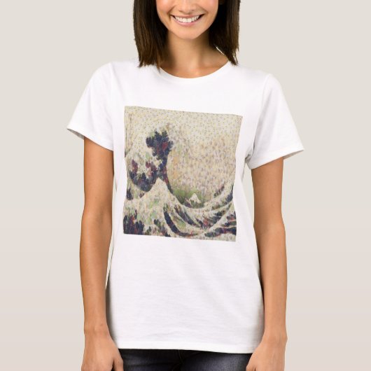 De grote golf van Honeydew Melon Fine Art Spoof T-shirt (Voorkant)