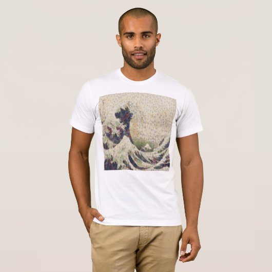 De grote golf van Honeydew Melon Fine Art Spoof T-shirt (Voorkant volledig)