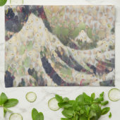 De grote golf van Honeydew Melon Fine Art Spoof Theedoek (Gevouwen)