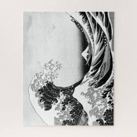 De Grote Golf van Kanagawa (神 川 沖 裏 奈) Legpuzzel (Verticaal)