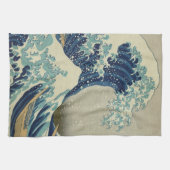 De Grote Golf van Kanagawa (神 川 沖 裏 奈) Theedoek (Horizontaal)