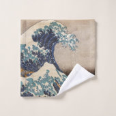 De Grote Golf van Kanagawa Bad Handdoek (Wasdoekje)