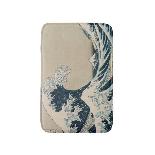 De Grote Golf van Kanagawa Badmat (Voorkant Verticaal)