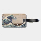 De Grote Golf van Kanagawa Bagagelabel (Achterkant horizontaal)